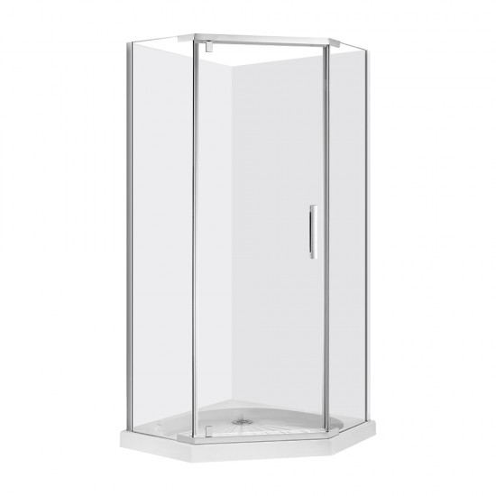 1000*1000*1900mm Swing Door Diamond Shower Box